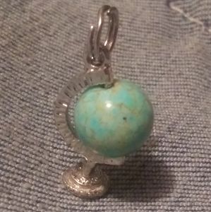 COPY - Vintage Sterling Spinning World Charm